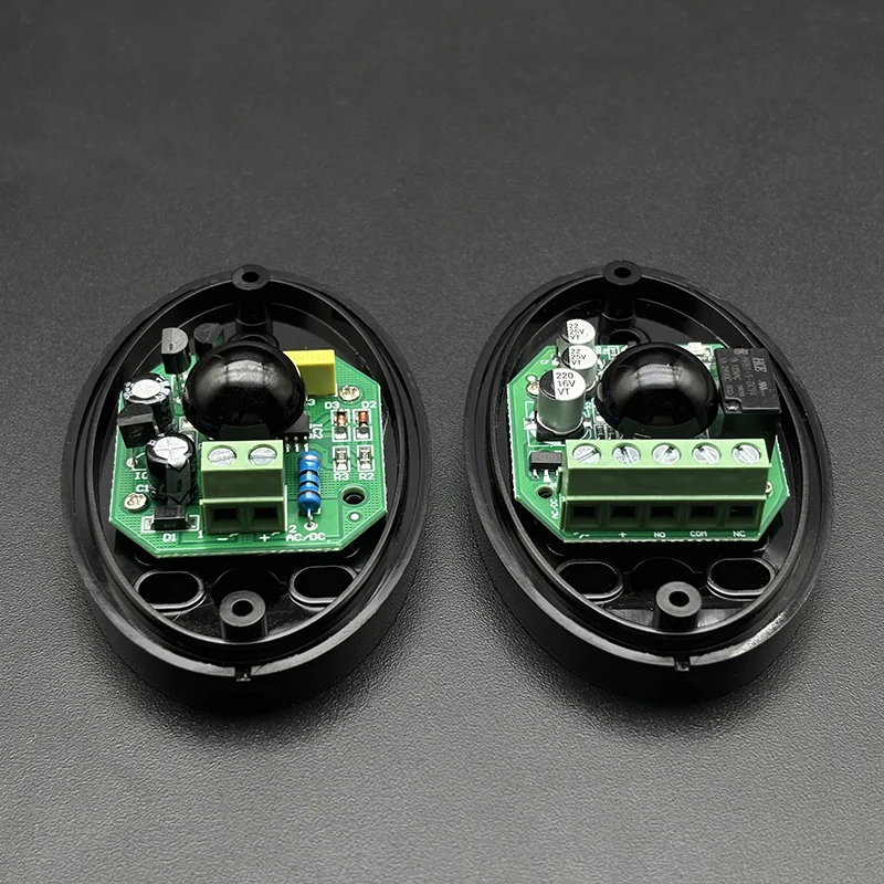 Sensore fotoelettrico attivo a infrarossi a raggio singolo IP55 Rilevatore di ostacoli impermeabile Sistema di allarme antifurto per cancelli automatici