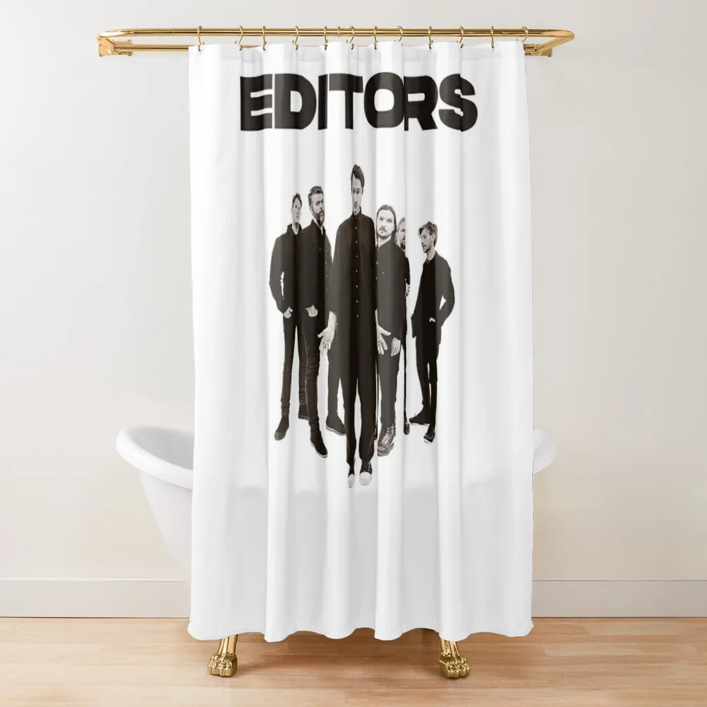 

Logo For The Editors Band Music Tour Shower Curtain Modern Accessory Bathrooms For The Bathroom Anime Shower Curtain