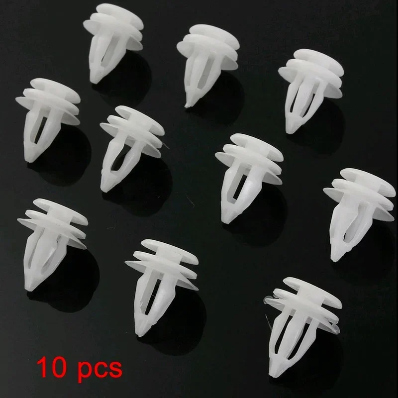 10pc Car Interior Clip Door Panel Trim Clips Fastener White Plastic Clip for BMW 3 5 6 7 Series E46 E90 E91 E39 F30 F31 X3 X5 X6