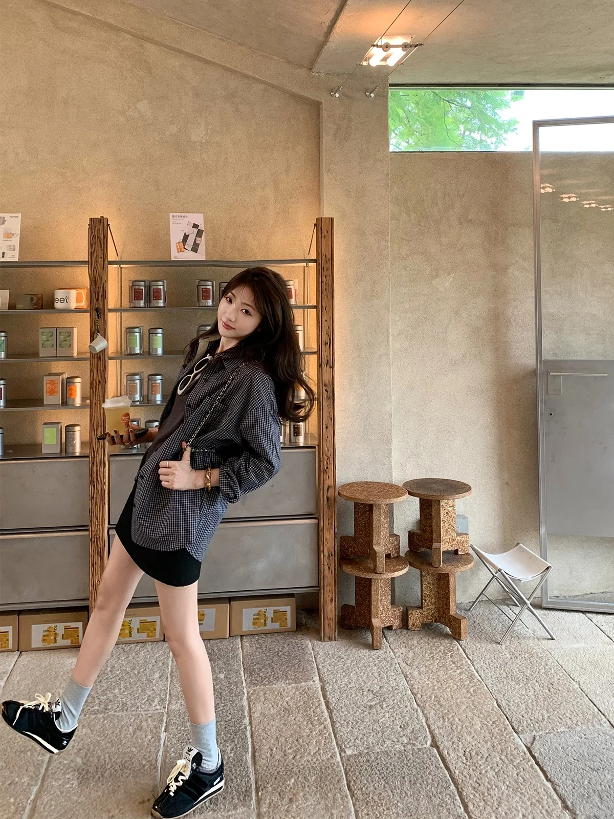 

Женская рубашка Hualun Home в клетку, весна-осень, повседневная, свободного кроя, с цветными блоками, классическая, с длинным рукавом, модный тренд 2025