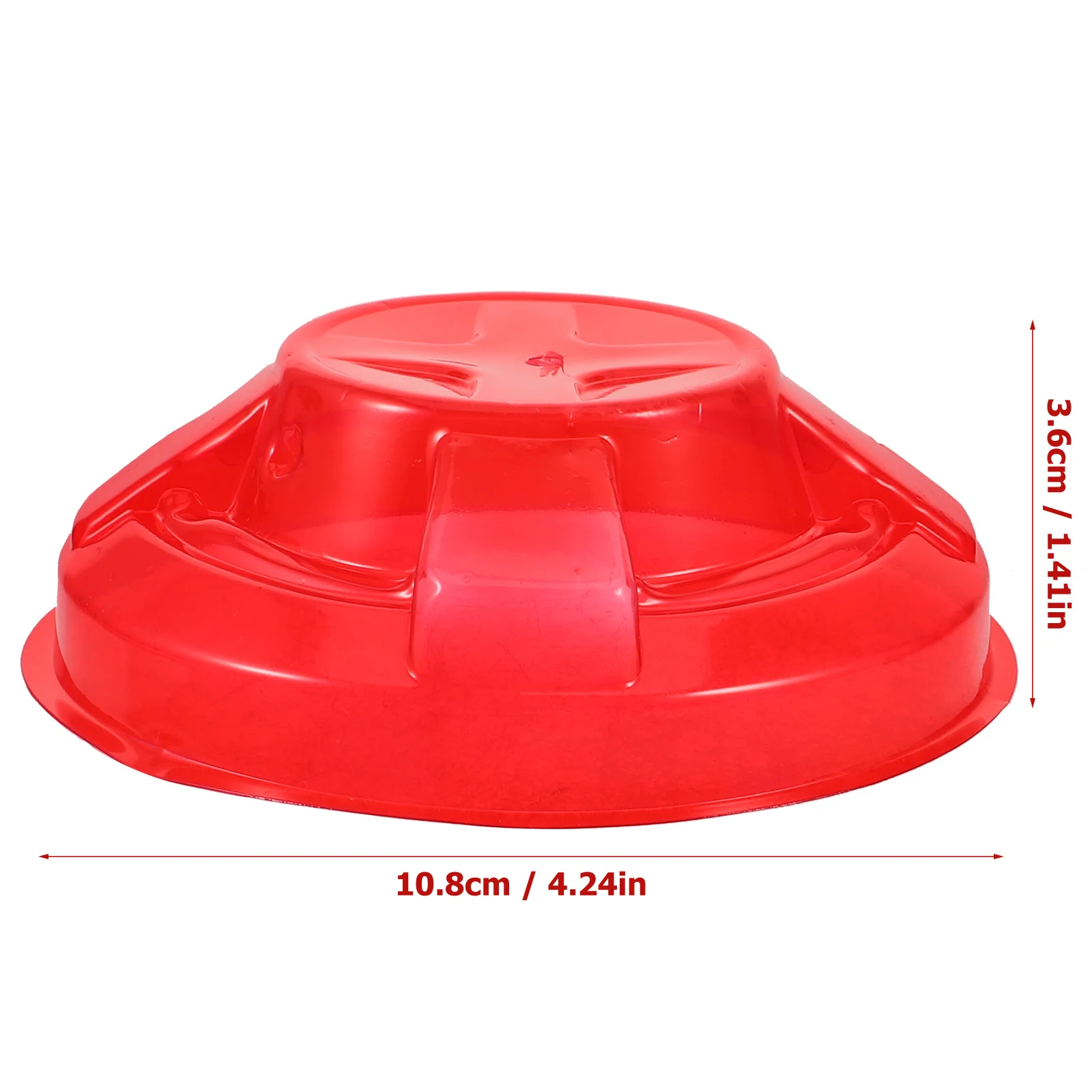 Smoke Protective Cover Dust Alarm Covers for Decorative Plate Red Detectors