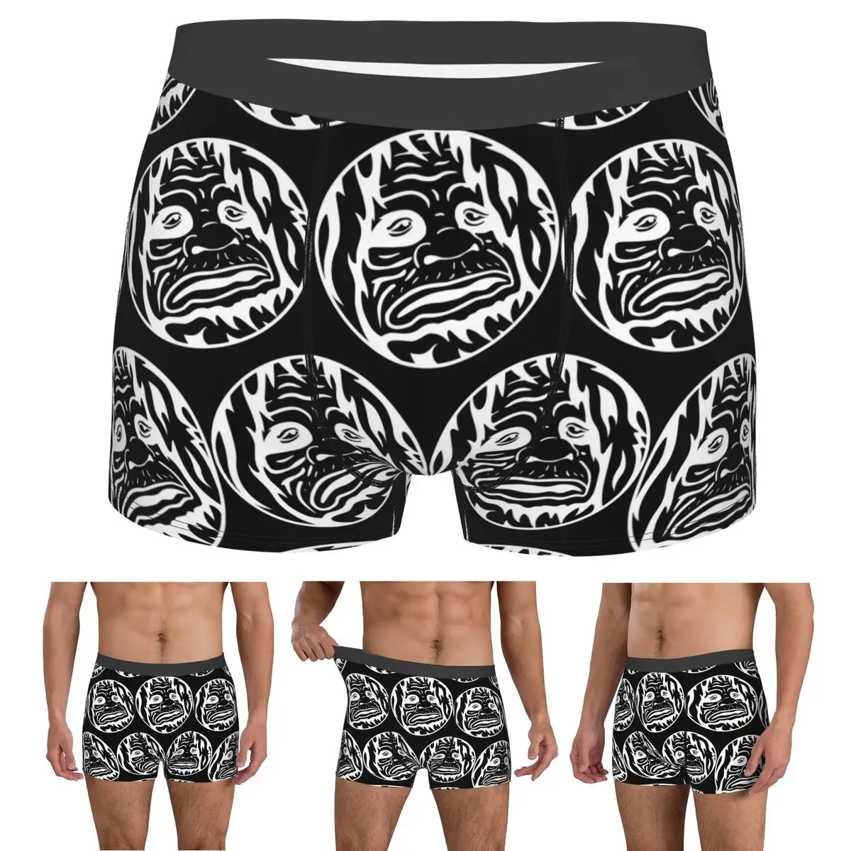 Boxer Underpants Shorts Cartoon The Big Lez Show Merch Logo Panties Male Ventilate Underwear for Homme Man Boyfriend Gift