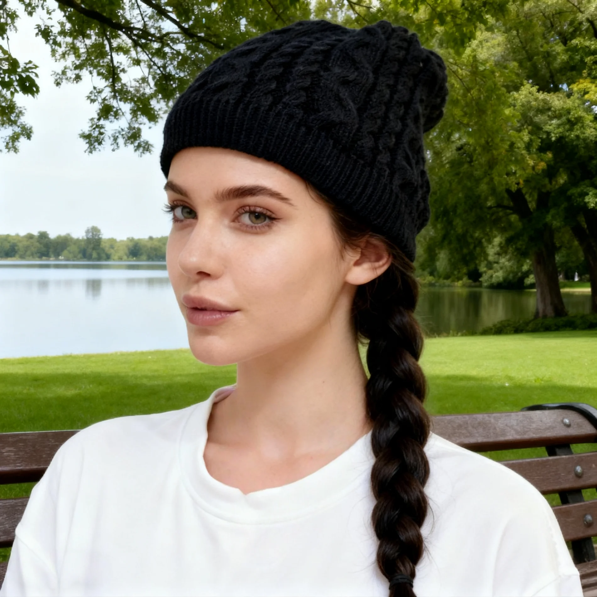 Mehrzweck-Set mit gestrickter Wintermütze und Schal | Warme Thermo-Mütze, Halswärmer, Ski-Gesichtsbedeckung für Damen und Herren, Outdoor, kaltes Wetter – Detail 6
