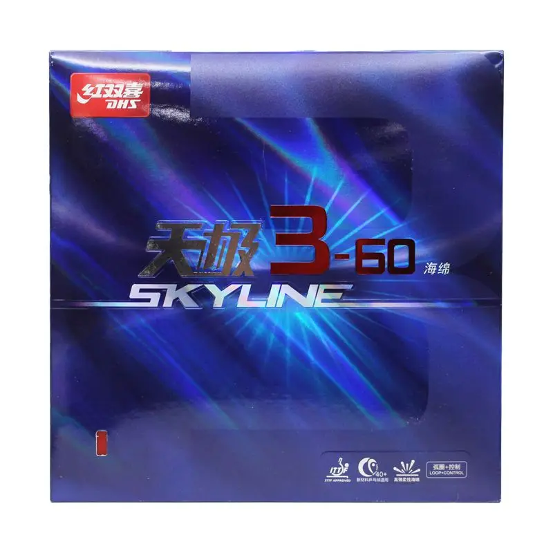 

DHS Sky 3-60 Весло для настольного тенниса Rubber Sky Высокоэластичная мягкая губка Перевернутая резина