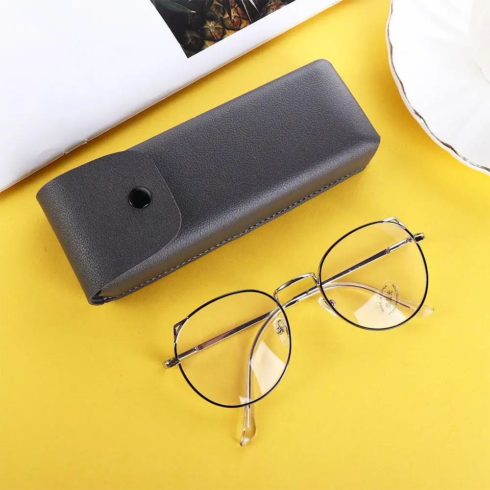 

Eyewear Protector Containers PU Leather Glasses Storage Box Sunglasses Case Eyeglass Box Waistpack Glasses Box Spectacle Case