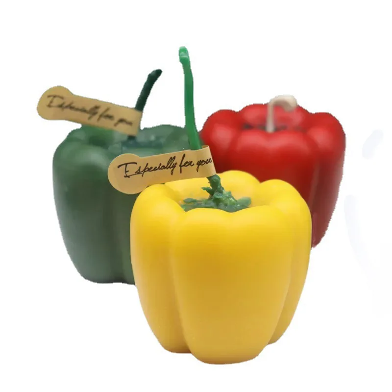 3D Pepper Shape Candle Silicone Mold Chili Mousse Mold DIY Vegetable Chocolate Cake Ice Cream Aromatherapy Candle Making Mould