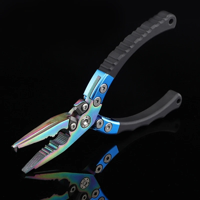 Multifunctional Small Fishing Plier Scissors Nonslip Stainless Steel Hook Remover Fish Line Cutter Fishing Tool Enduring