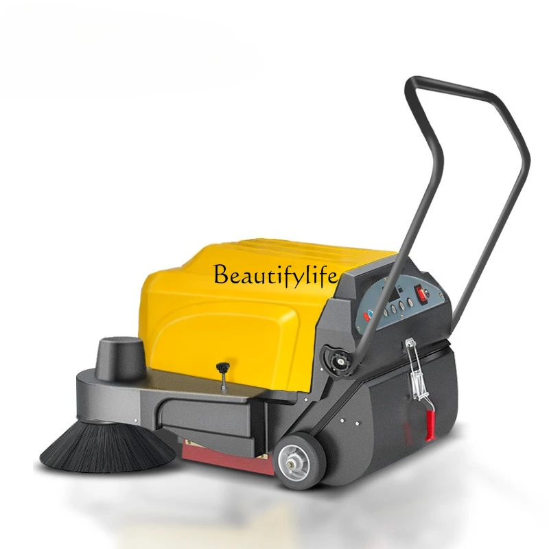 

05Electric sweeper Hand-push property road scenic area Fallen leaf sweeper