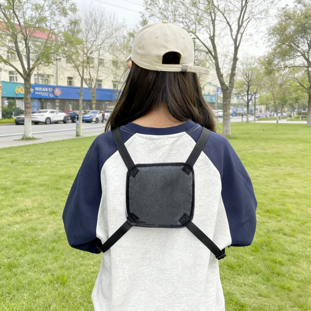 Leichte, wasserabweisende Sport-Brusttasche für Herren, geeignet zum Laufen, als Umhängetasche für Workouts, zum Radfahren, Wandern, Klettern und für Spaziergänge mit dem Hund. – Detail 11