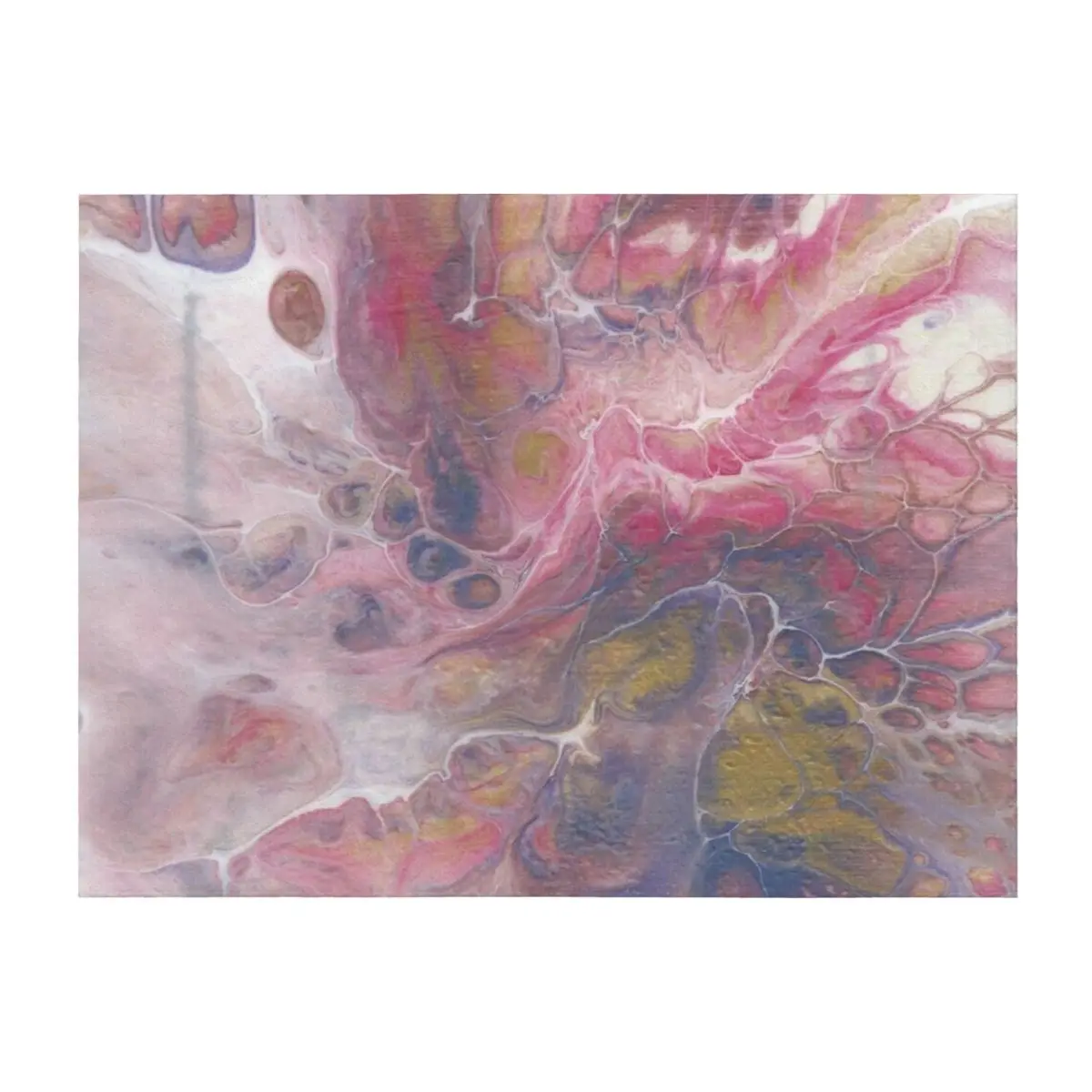 

Pink Orchid Throw Blanket Blankets For Sofas Furry Picnic Flannel Fabric Blankets