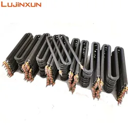 LUJINXUN Air Heater Heating Element M18 *25 Electric Drying Oven Finned Heat Pipe W-shape 304SS Radiator 220V 1.5KW-3.5KW 1PC