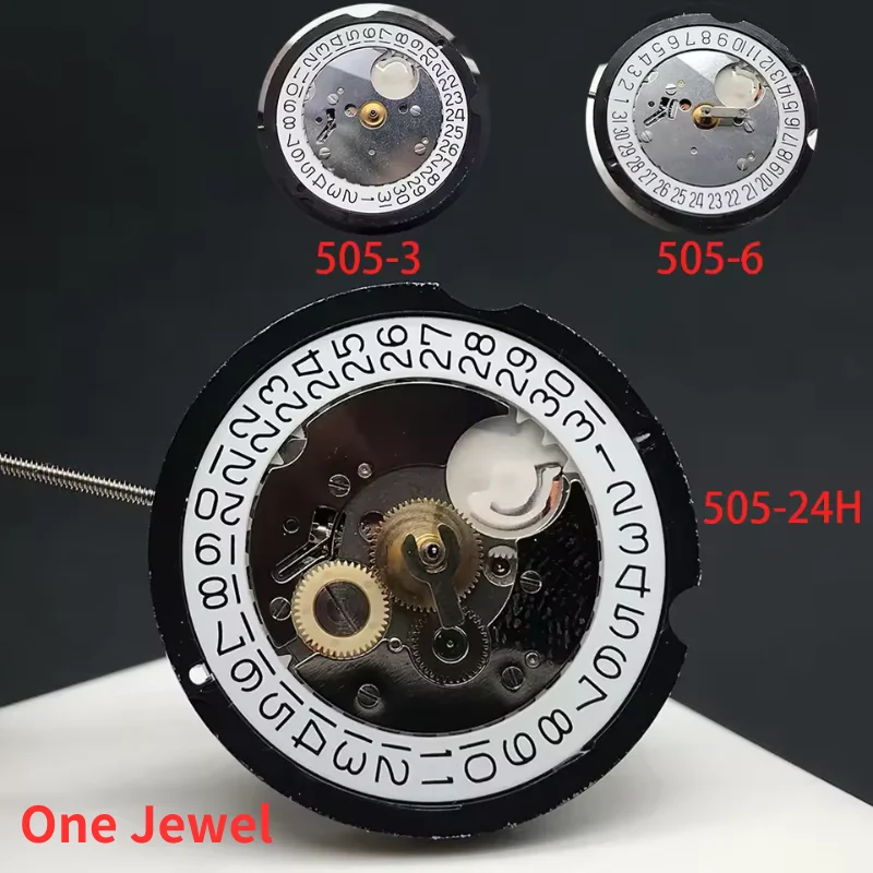 Swiss Quartz Movement RONDA 505.24H 10½''', 23.30mm Multifunction 24 Hours Hand - GMT Date 6H Calander