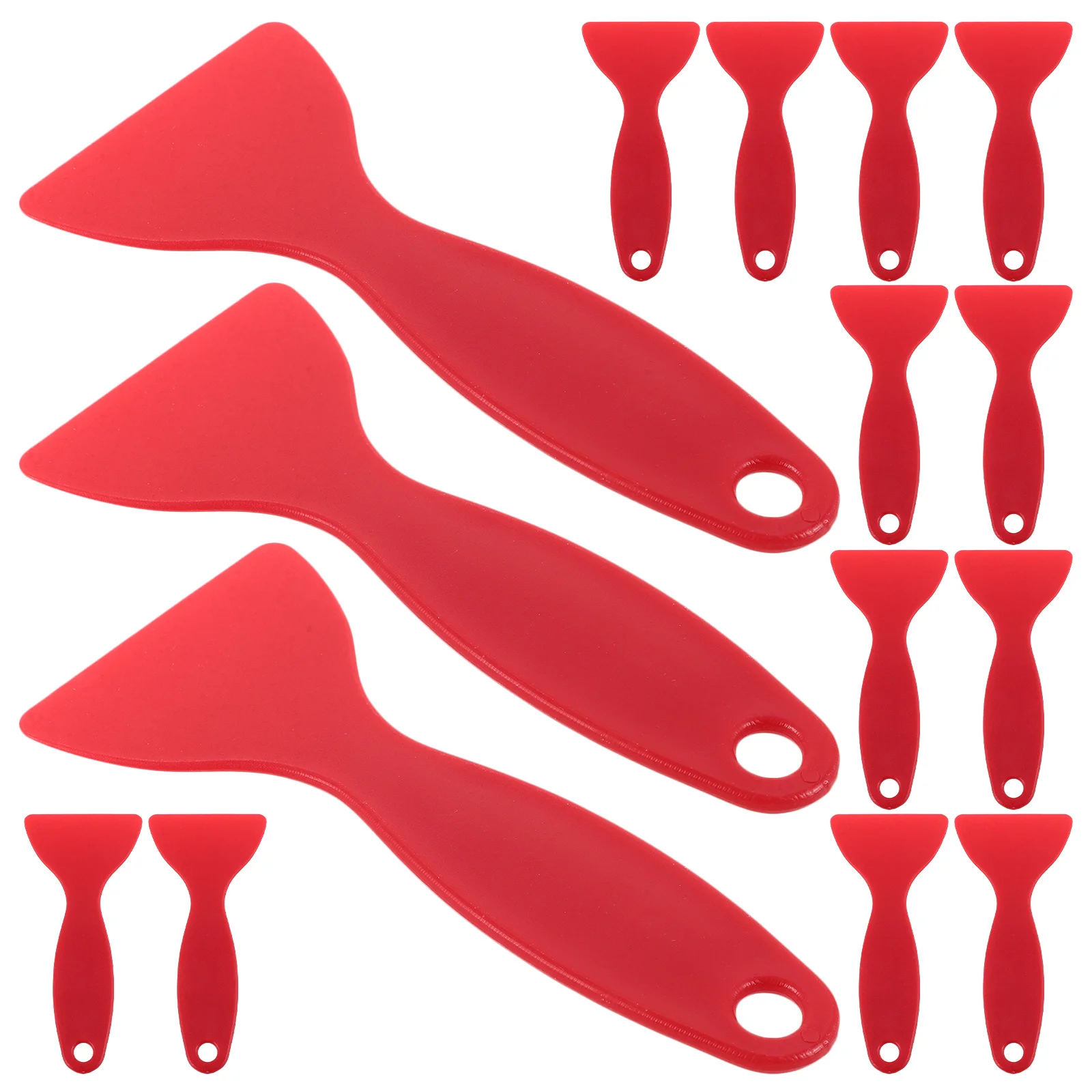 

20Pcs Refrigerator Ice Scraper Durable Plastic Ice Shovels Freezer Remover Kitchen Frost Deicing Tool Hanging Hole