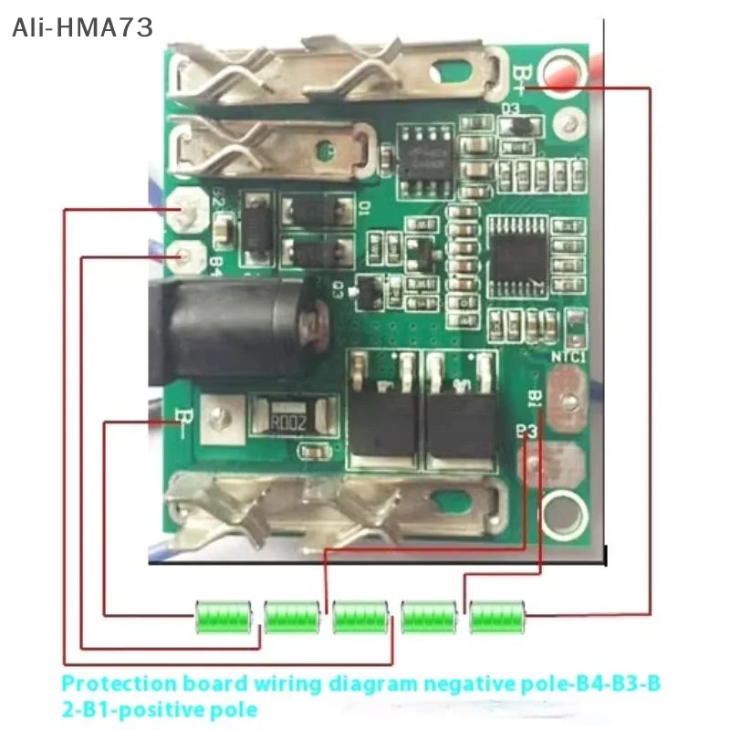 

2025 1Pc 21V Electric Tool Lithium-ion Batteries Protection Board 5S 18V Li-Battery Pack Protection Circuit Board BMS Module