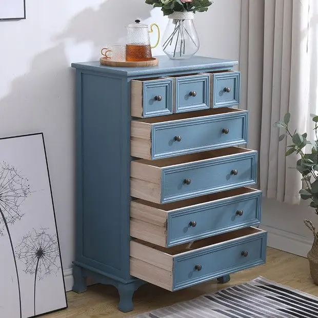 

chest of drawers solid wood special clearance bedroom drawer locker living room storage cabinet household chest of drawers