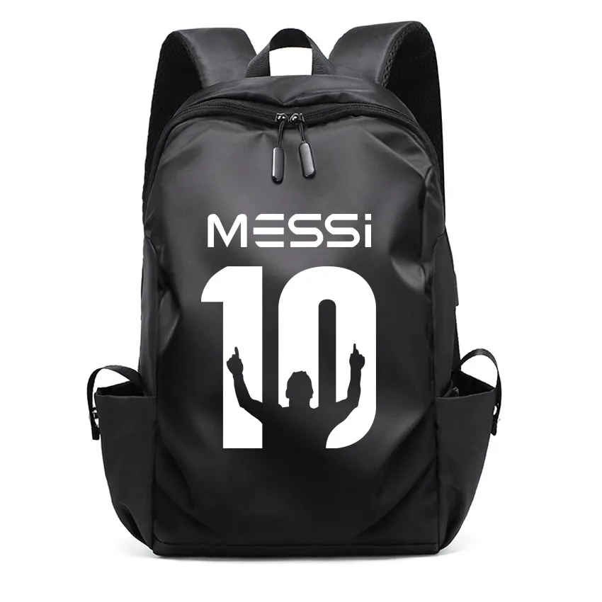 Football Super Stars MESSI Backpack College Student School Backpack Women Men Travel Laptop Teens Students Totes Sac Rucksack