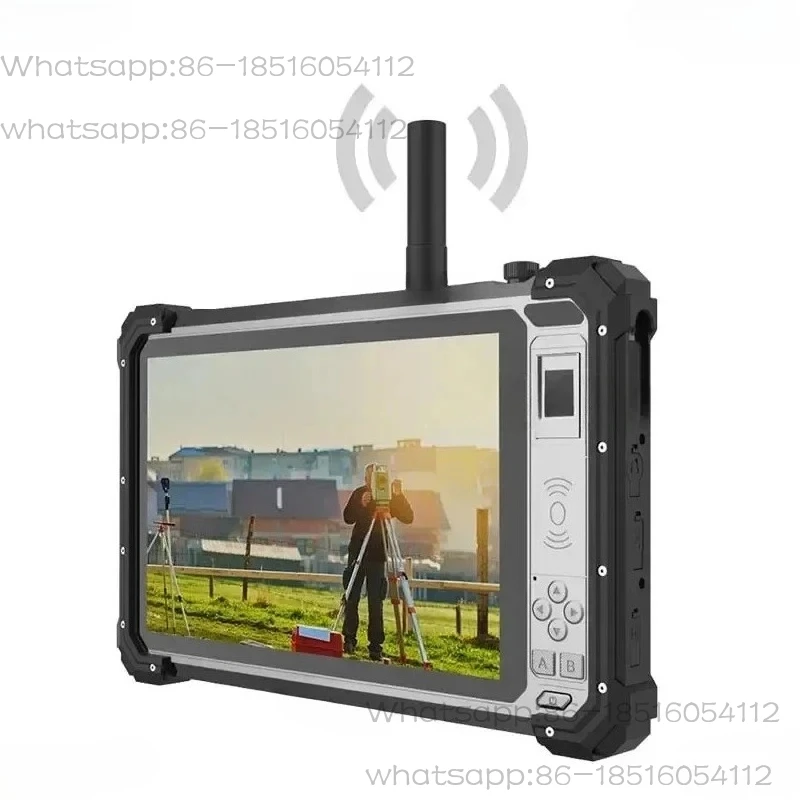 Industrial Tablet P5 10.1 Inch 4W DMR UHF/VHF Optional Two Way Radio ANYSECU NEW P5 4G Android9 IP67 Rugged