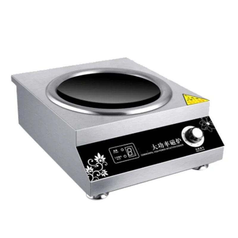 Electric Stove Single-curved Induction Cooker 5000W/220V Frying Pan Electric Magnetic Stove Household Frying Stove