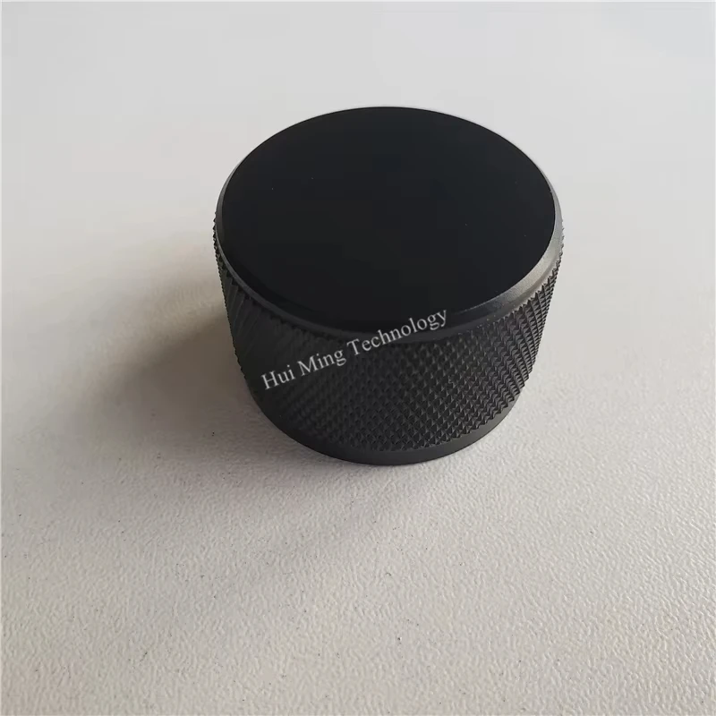 

2Pcs Aluminum Alloy Knob Knurled Silver Solid 35*22mm Potentiometer Cap Knob No Mark Switch Encoder Volume Control Amplifier