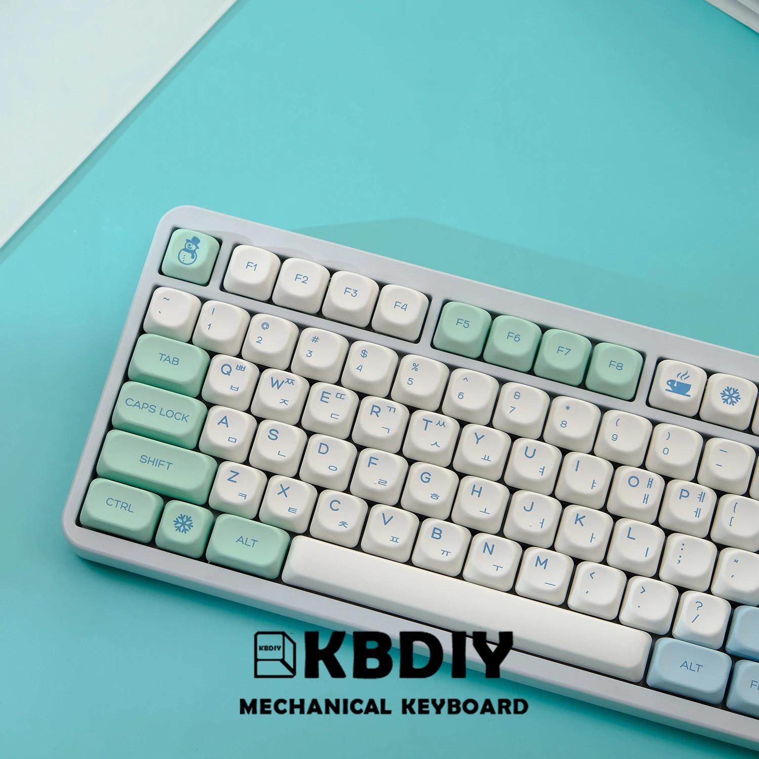 Imagem -02 - Kbdiy-keycap Coreano para Teclado Mecânico Keycap Coreano Perfil Koa Pbt Dye-sub mx Switch Custom Caps 138 Teclas