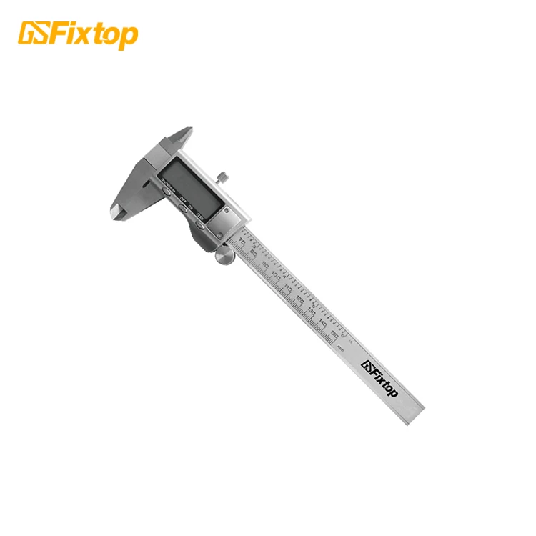 Caliper Digital Stainless Steel Battery 2pcs Zinc Alloy Ruler Thickness 3.5mm Digital Vernier Calipers