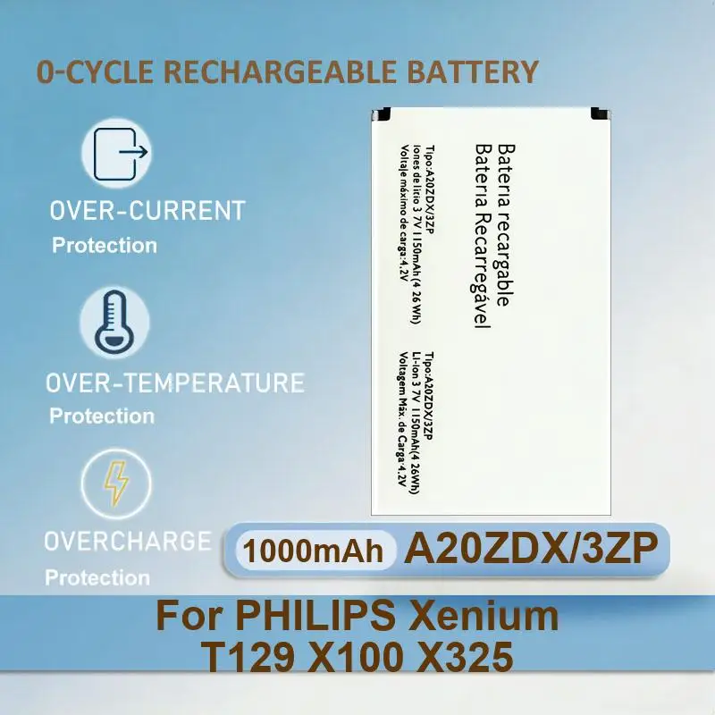 Battery For PHILIPS Xenium X622 W632 W336 V726 CTX622 CTW632 CTW336 E180 E181 CTE180BK E103 E106 E255 X818 CTX818 S386 X588
