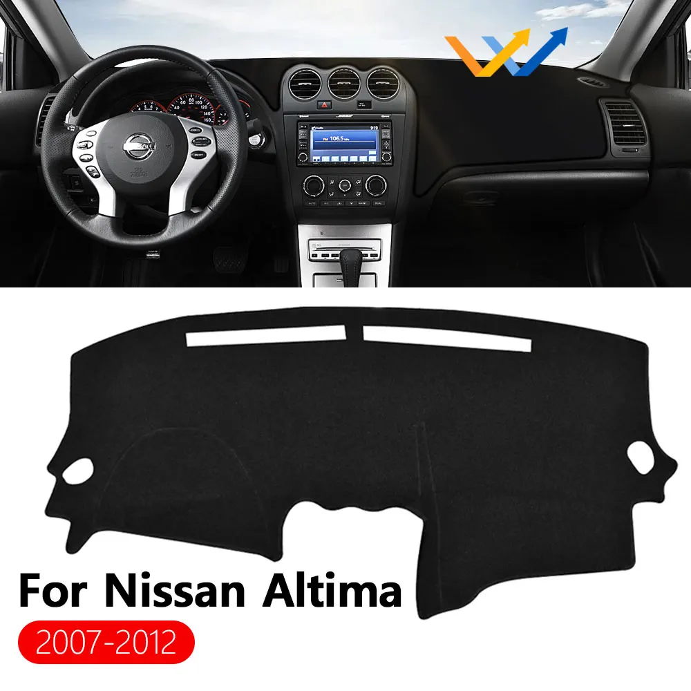 

Для Nissan Altima 2007 2008 2009 2010 2011 2012 коврик для приборной панели, коврик для приборной панели, солнцезащитный козырек, коврик для приборной панели
