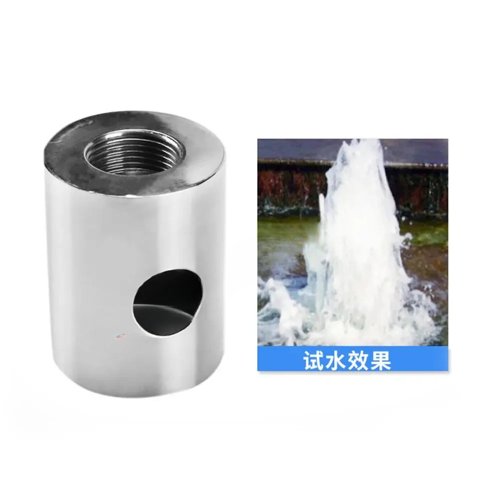 1/1.5 inch bubble pool landscape stainless steel water feature shower fountain nozzle