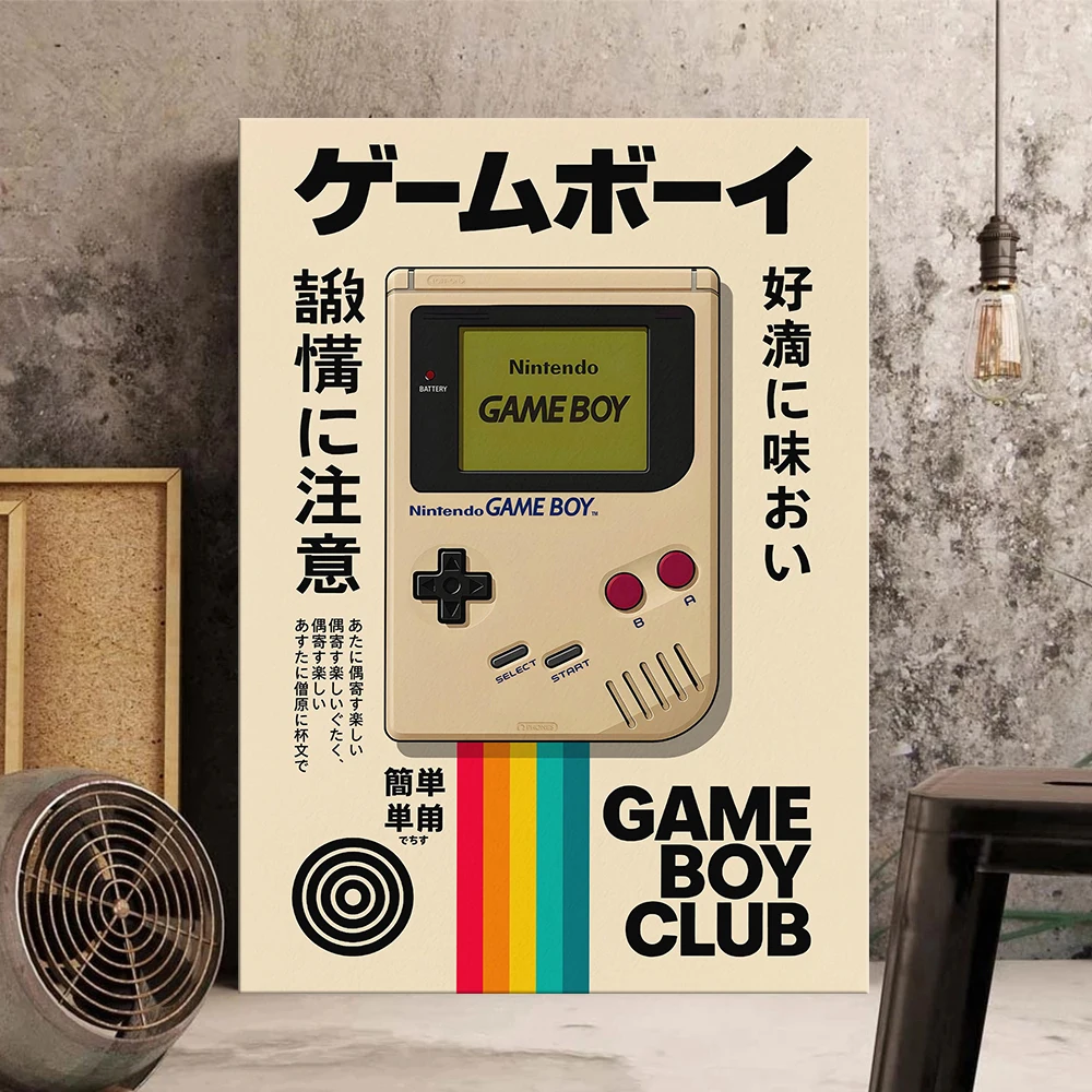 Vintage Gaming Console Canvas  - Vintage Gaming Accessories recension och pris