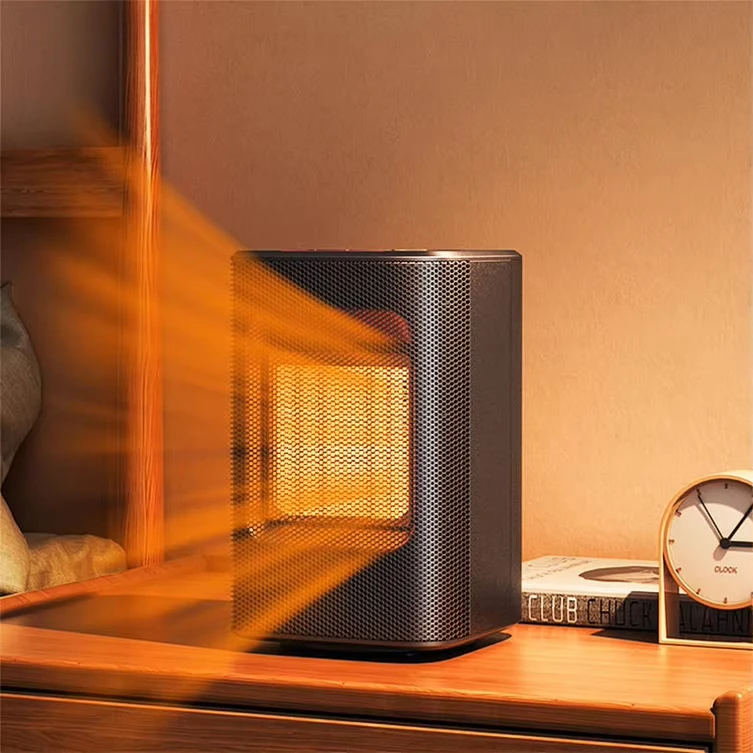New Arrival Portable Electric PTC Desktop Heater Fan for Winter Home Custom Logo Fast Heating 110v 220v Heater Fan