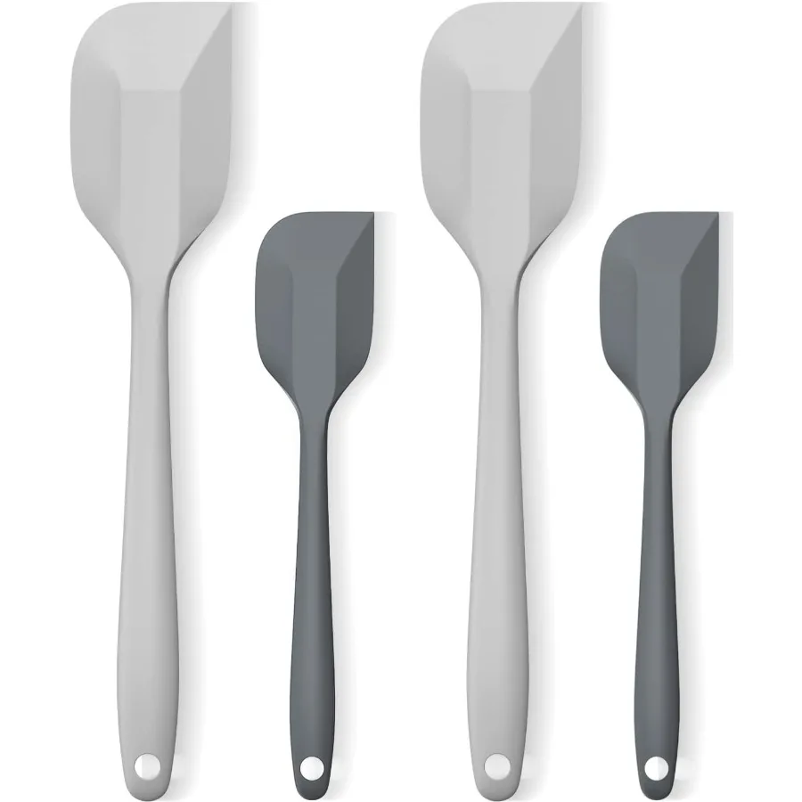 

Silicone Spatula Set Premium Spatulas Silicone Heat Resistant 2 Small and 2 Large Flexible Scraper for Nonstick Cookware Rubber