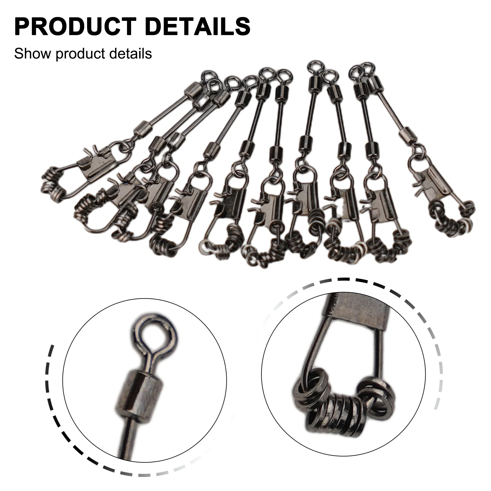 10/20/50 sztuk MAŁE OVAL-TIPPET RINGS 2mm O-Ring- Rio Leader Fly Fishing O-Ring Strong Ring Fly Fishing Leader Tippet Rings