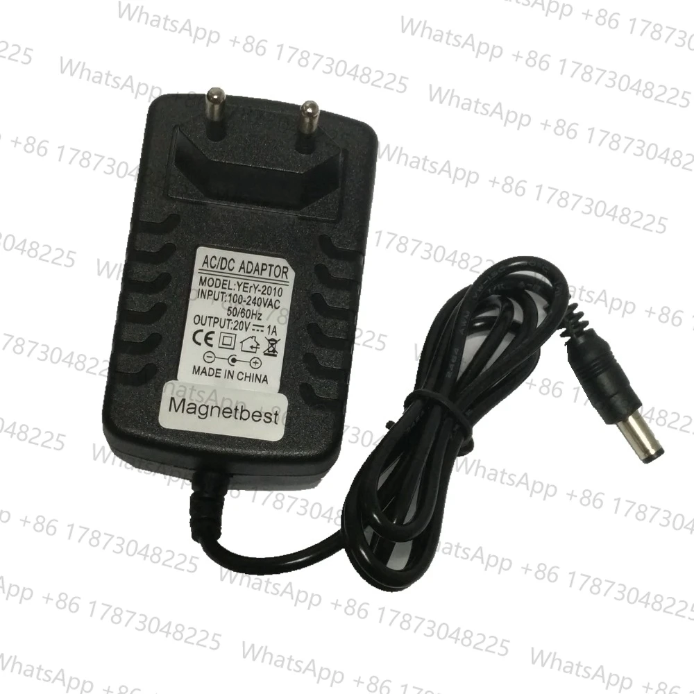 Carregador adaptador ac 20v 1a 600ma para dibea d960 d963 dt966 dt969 gt200 gt9 d850 d855 d900 dt850 dt855 aspirador de pó robótico