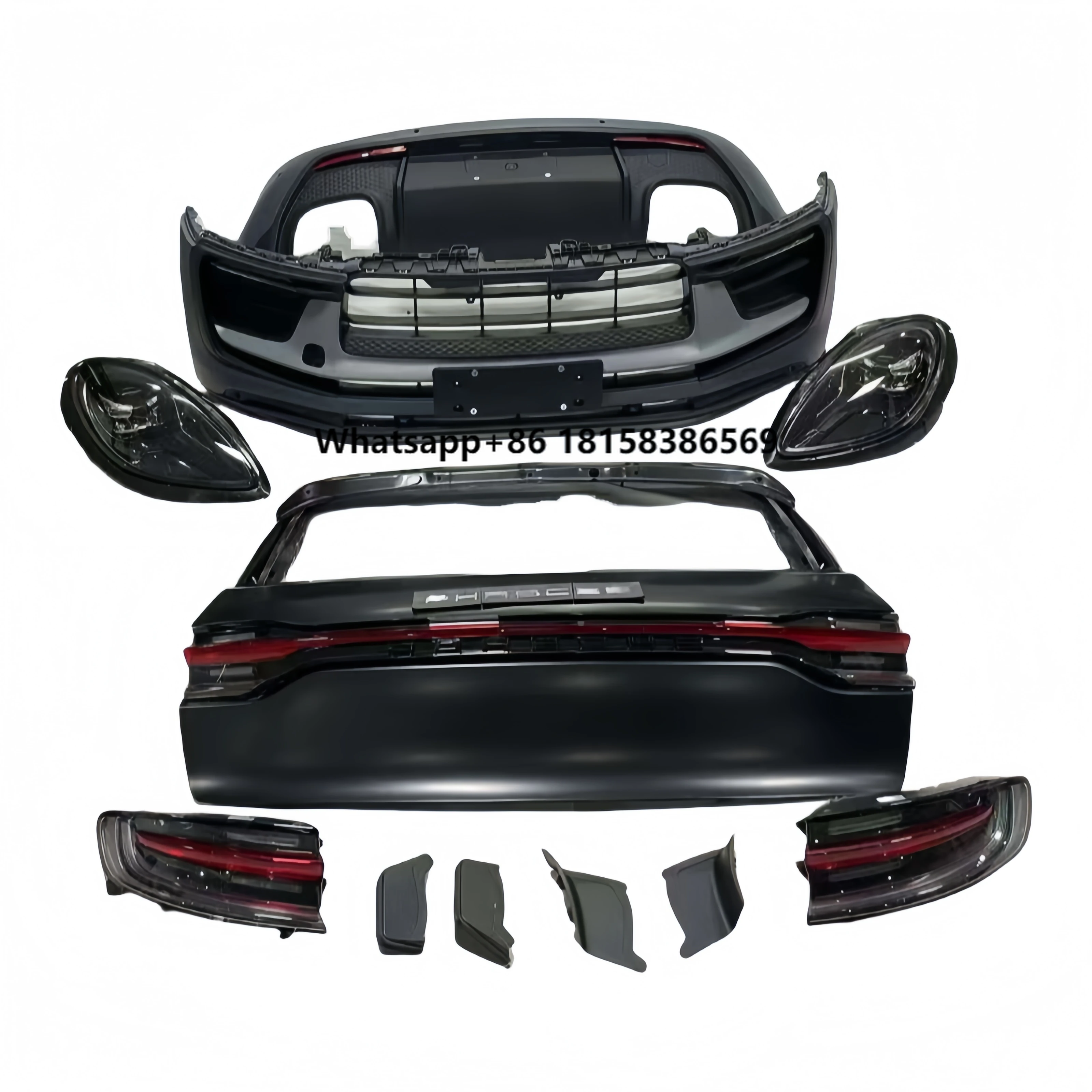 

Upgrade Package for Porsche Macan Including Front Headlights Rear Taillights Front Bumper Rear Bumper Rear Tailgate