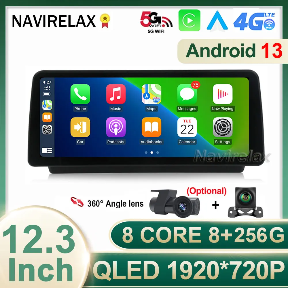 

12,3 дюймовый Android 13 для Toyota RAV4 XA50 2018 2019 2020 автомобильное радио стерео Мультимедийный плеер GPS-навигация головное устройство 360 камера