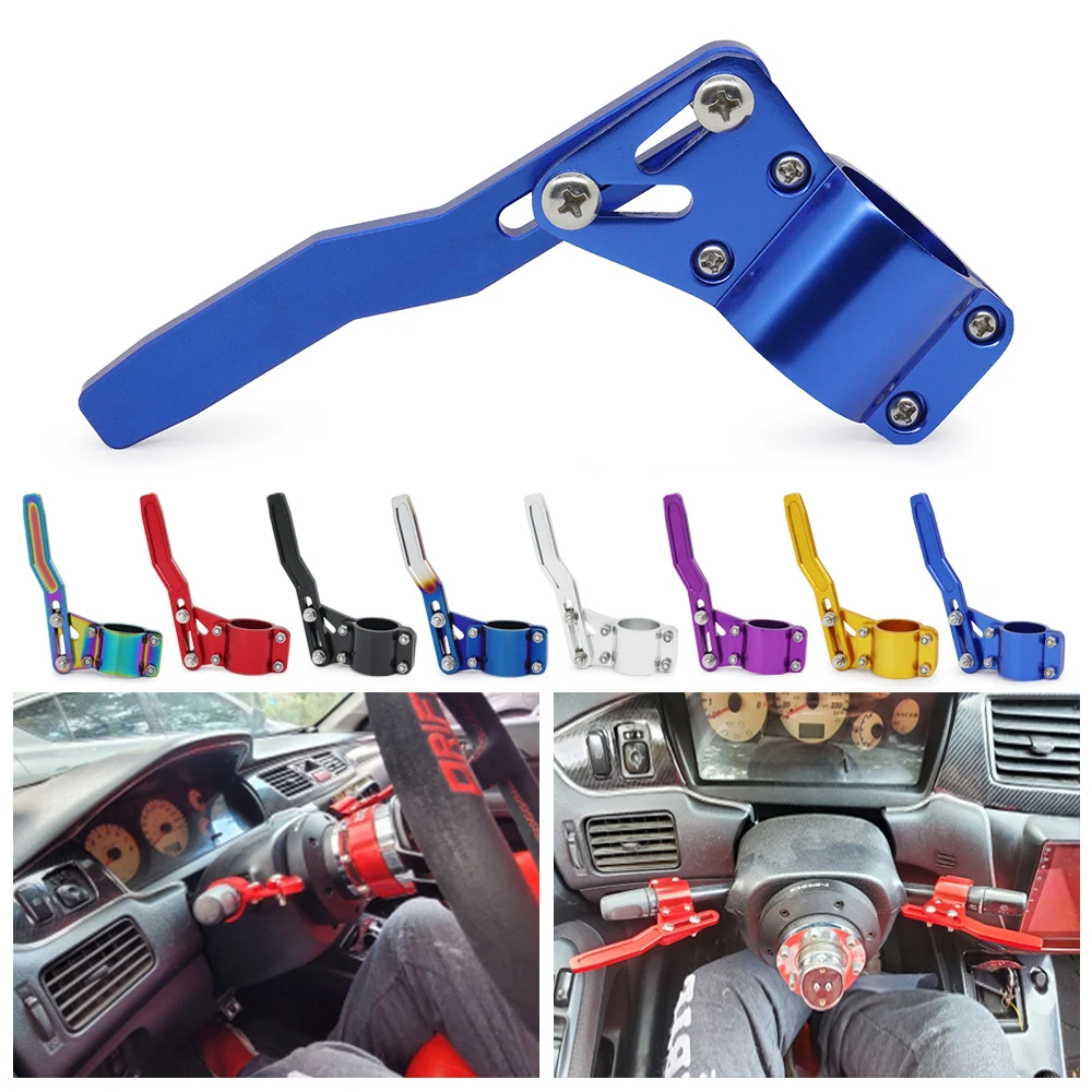 Aluminium Car Styling Adjustment Steering Wheel Turn Rod Extension Turn Signal Lever Position Up Kit Car Accessories