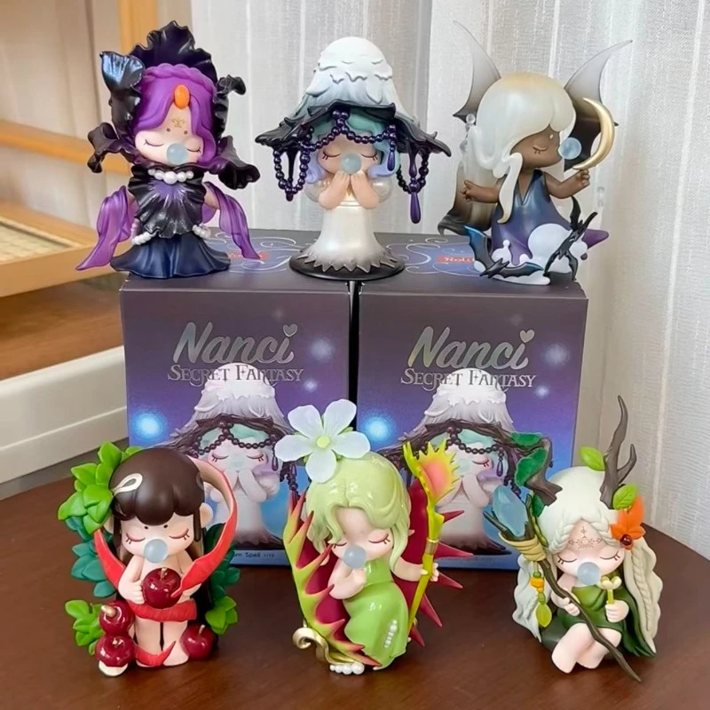 

In Stock Original Nanci Nanqian's Quiet Place Series Blind Box Anime Character Model Collection Desktop Decoration Toy Gift