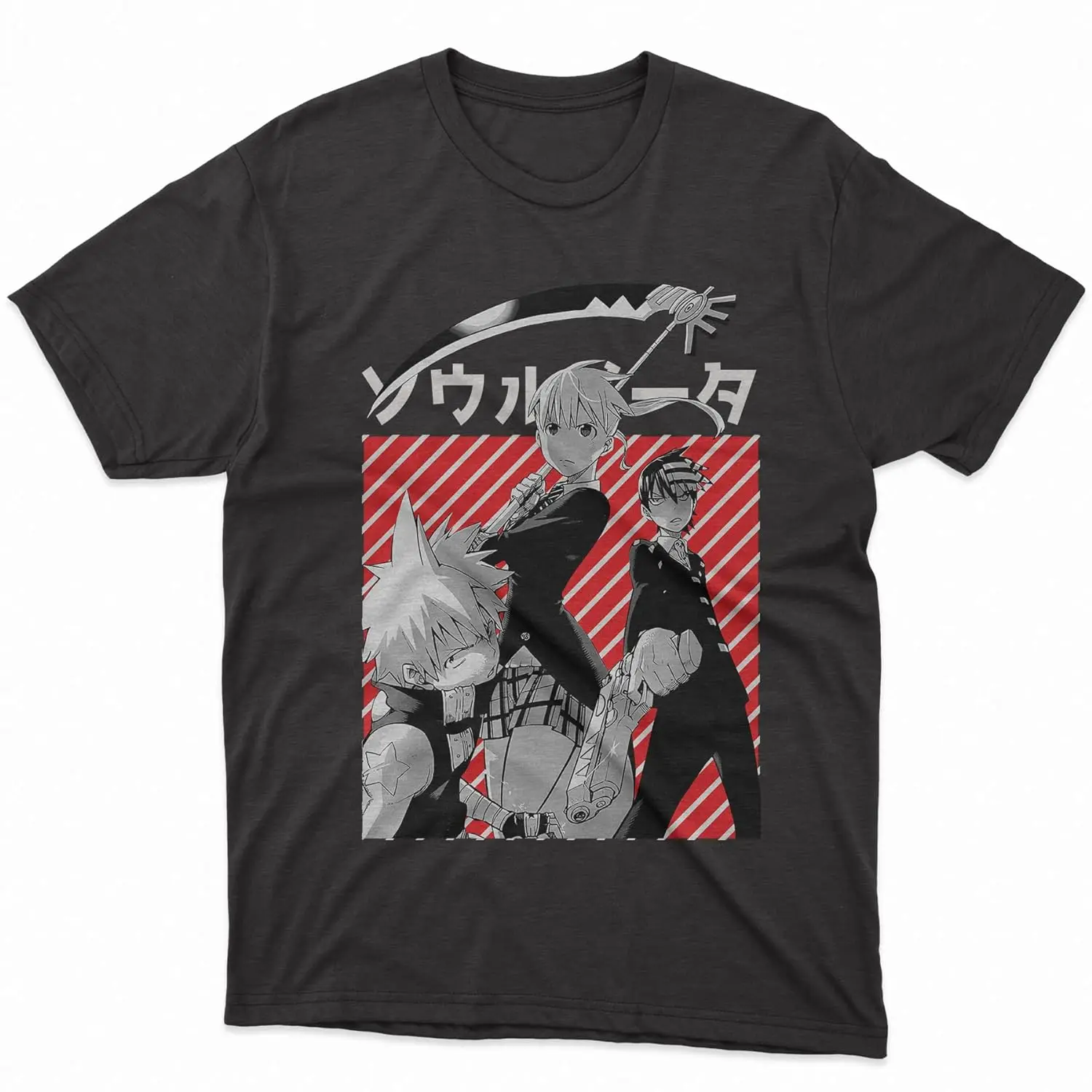 Camiseta de la serie de Manga japonesa Soul Eater, camiseta de Anime, camisa Soul Eater, Maka Albarn, Death The Kid