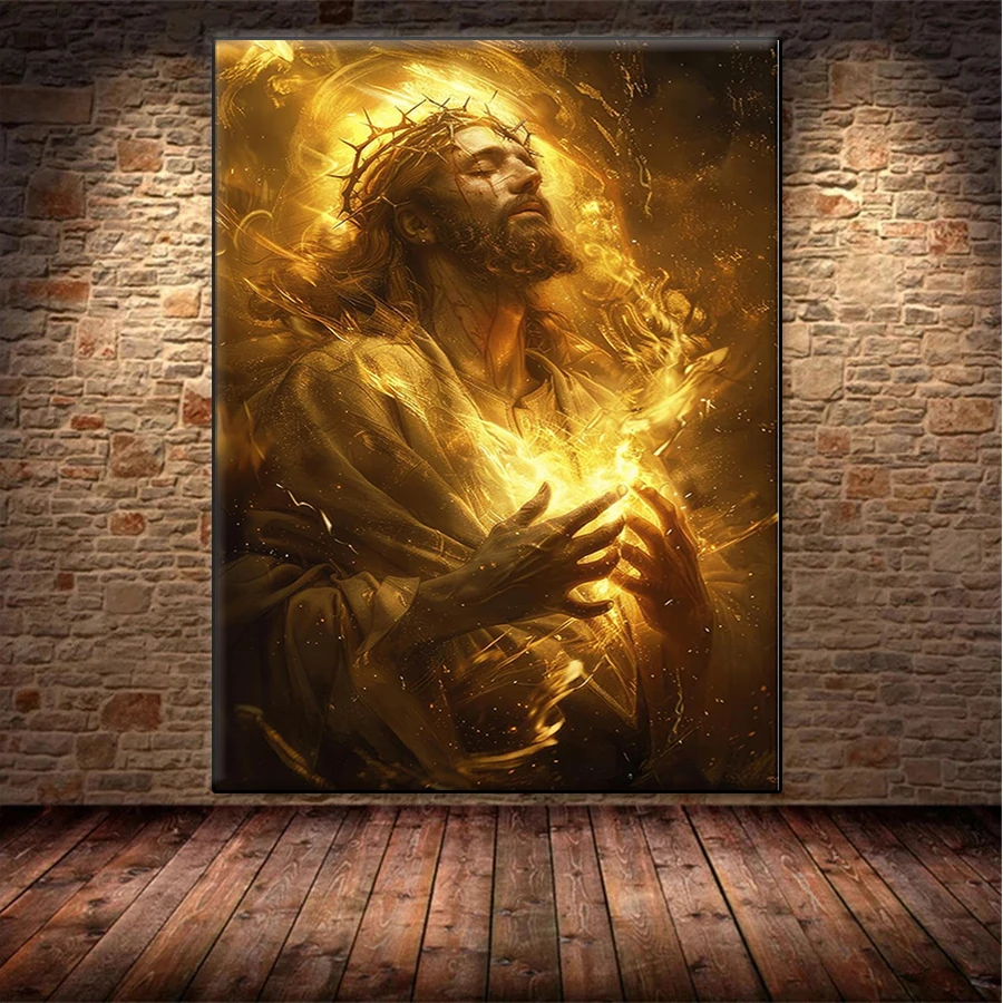 Full Diamond Embroidery The Sacred Heart of Christ Jesus Sale Gift Handicraft Diamond Painting Cross Stitch Home Decoration