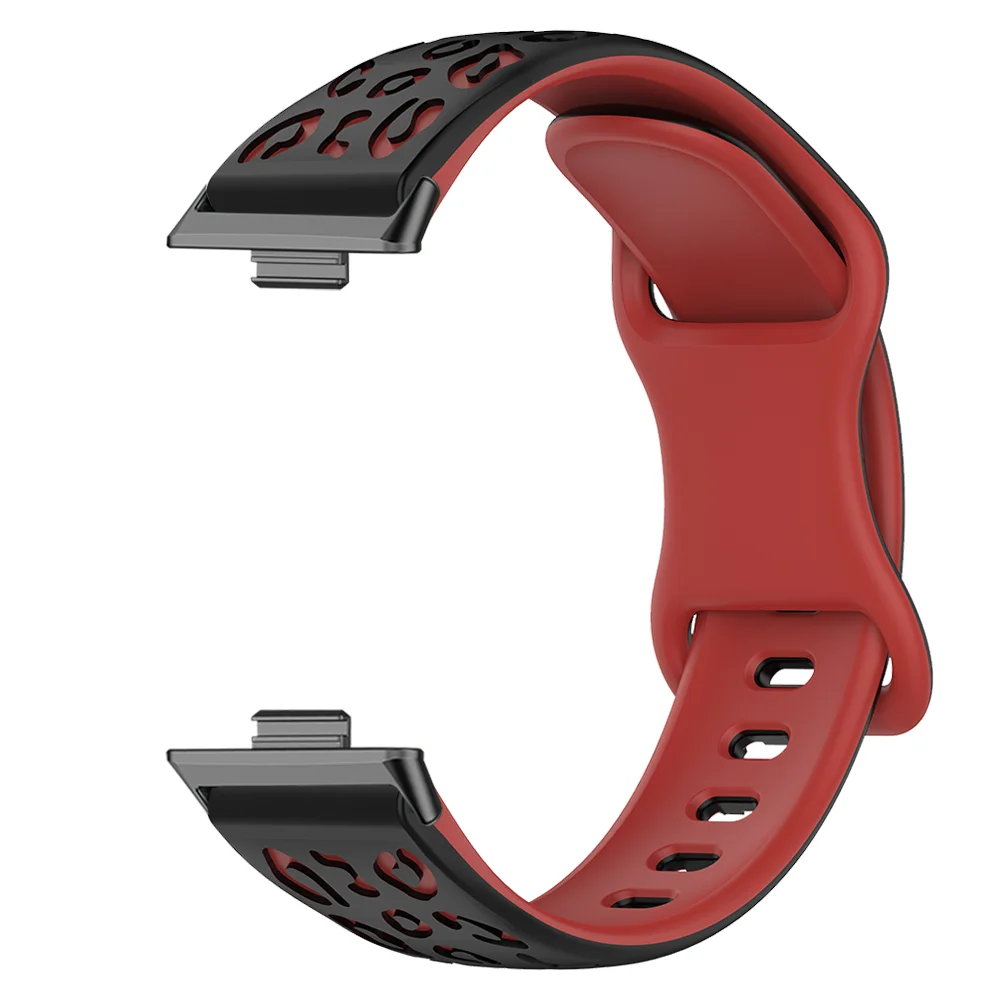 

Leopard Print Wristband For Huawei Watch Fit 3 Quick Release Breathable Silicone Replacement Adjustable Smart Watch Strap Unisex