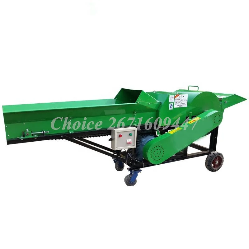 Dry and Wet Dual Purpose Automatic Feeding of Straw Kneading Machine in Breeding Farm Forage Grass Cutter