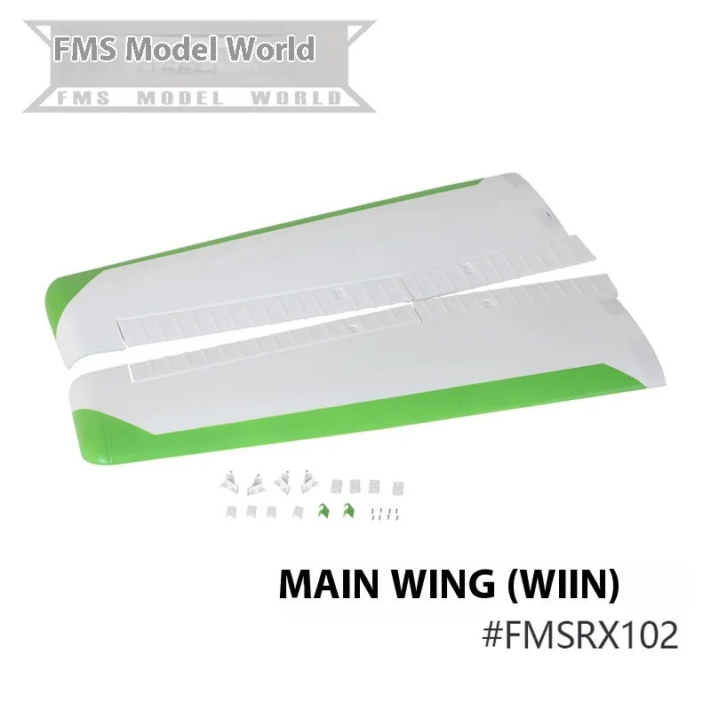 Accessoires Panoramiques Fms 1800mm, Aile Principale Fuselage, Couvercle d'Hélice, Couverture Antarctique, Queue Verticale, Opathie, Train d'Atterrissage, Support Incliné