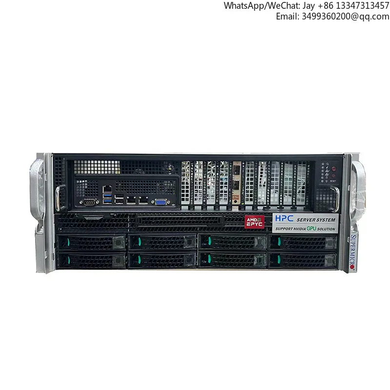 SQ482-GPU EPYC Jedno-gniazdowy/Dwugniazdowy Barebone System Workstation Serwer AI Deep Learning Rackmount Tower Dostępny od ręki