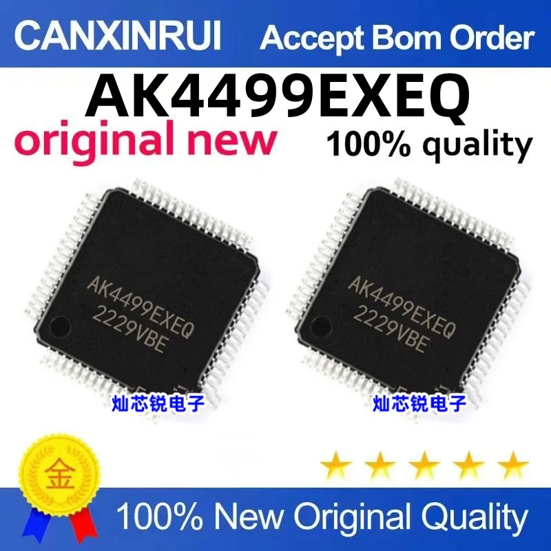 

AK4499EXEQ new version of the audio DAC chip is a new original and genuine imported AK4499