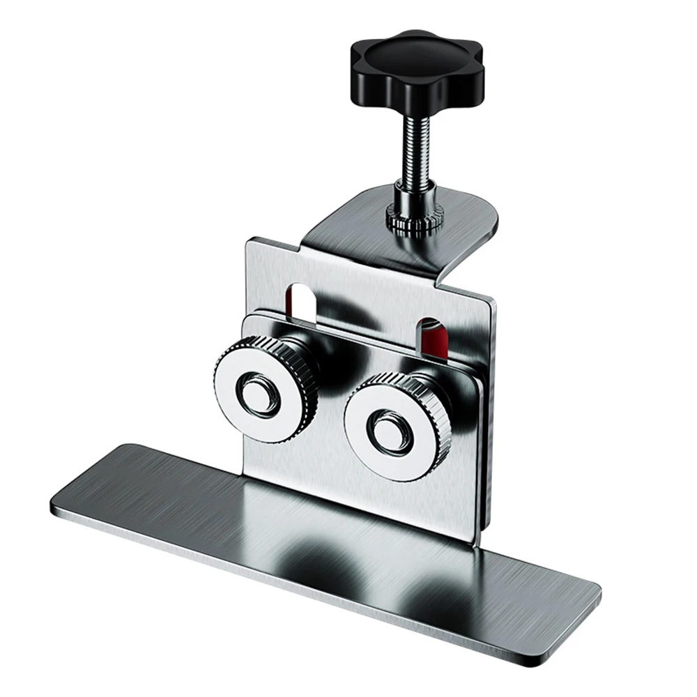 Cabinet Door Mounting Jig Adjustable Household Hidden Door Mounting Support Cabinet Door Installation Locator Woodworking Tools