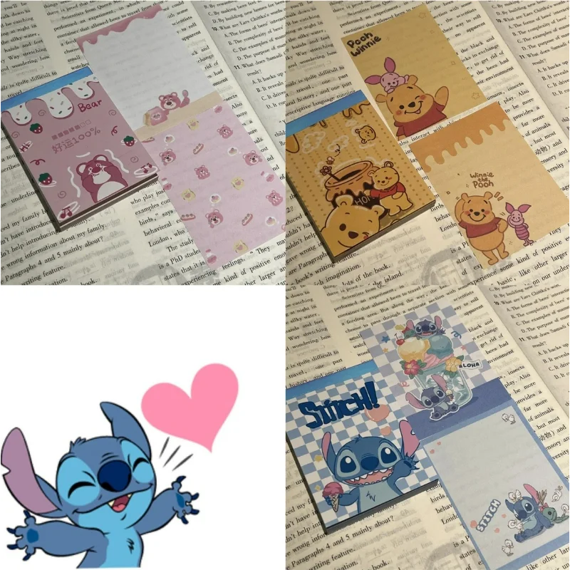 Disney Stitch Anime Notebook 70 Blatt/Buch Cartoon niedlichen hoch aussehenden Konto Papier Mal vorlagen Student Briefpapier Geschenke