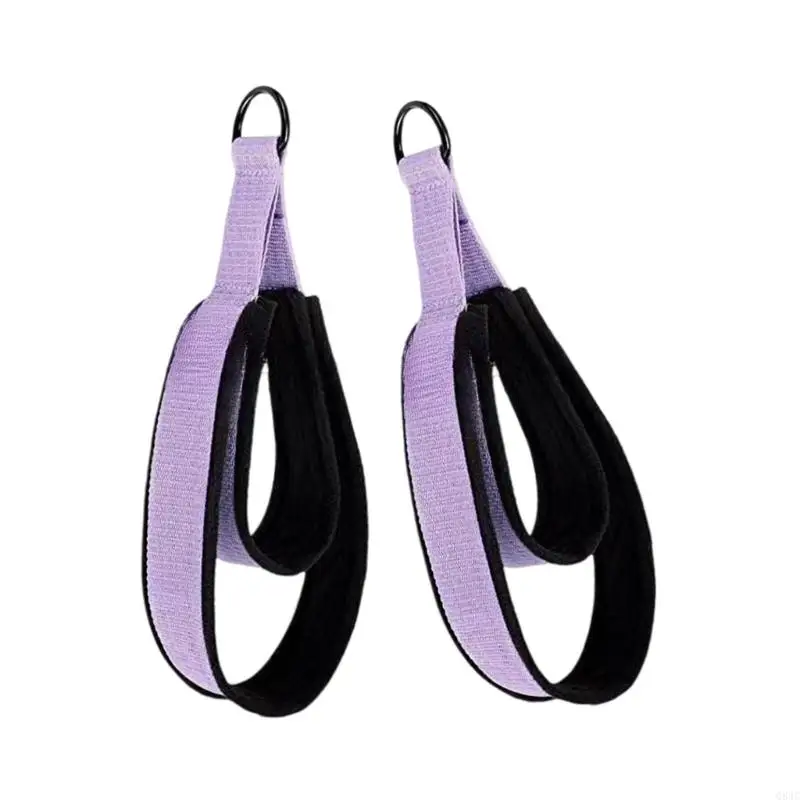 Q84C Pilates Strap doble anillos para reformador, correa yoga pilates equipos pilates correa ejercicio para entrenamiento