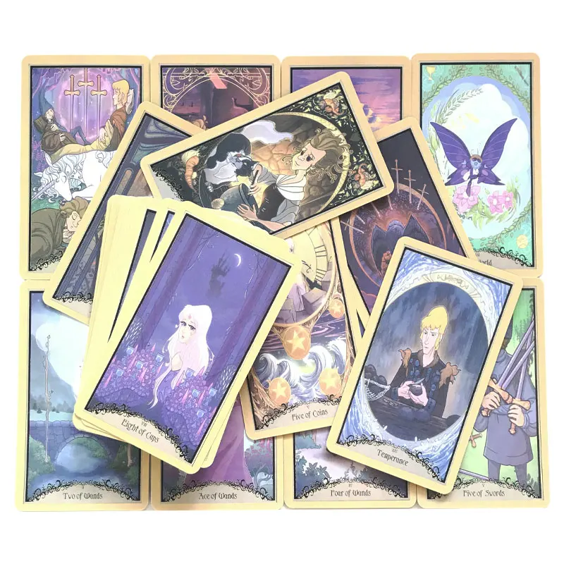 Hot sales Last Unicorn Tarot Card Game Tarot Card Entertainment Fate Divination Card And A Variety Of Tarot Options PDF Guide