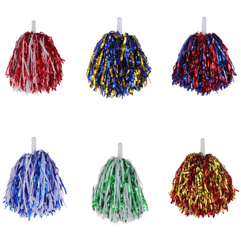 1PCS Cheerleading Cheering Flower Ball Pom Poms Dance Sports Match Supplies And Vocal Concert Decorator