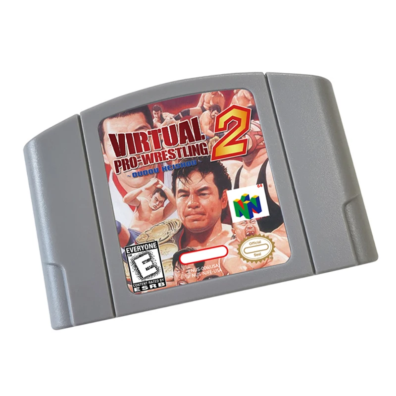 

Virtual Pro Wrestling 2 - Oudou Keishou For N64 Game Card US Version Console 64 bit USA Version Video Game Cartridge